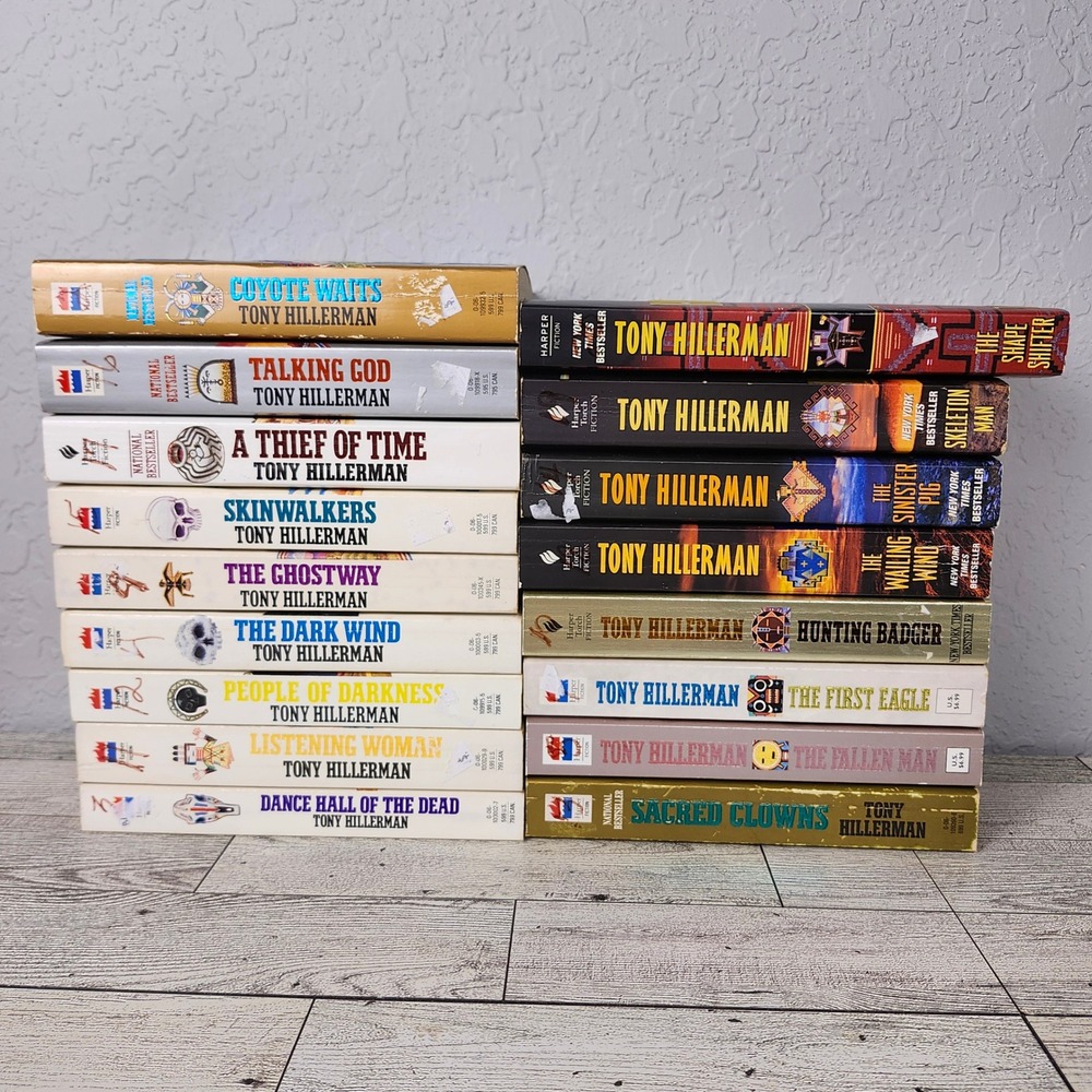 Tony Hillerman Books Navaho Mystery 17 Paperbacks Joe Leaphorn Jim Chee Series